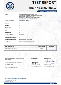 010224010166 SALAMANDER JEWELRY CO LTD WI8 PRONG P 2.5