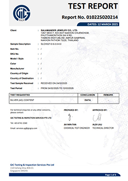 010225020214 SALAMANDER JEWELRY CO LTD SLCH027 0.6 3.0 4.0