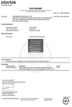 PTLB PIN 1.6 30.0 5B WH