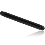 BLACK PVD COATED TITANIUM ALLOY BARBELL PIN