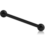 BLACK PVD COATED TITANIUM ALLOY MICRO BARBELL