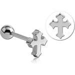 Surgical Steel Grade 316L Cross Barbell
