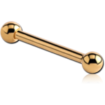 Sterile Gold PVD Coated Surgical Steel Grade 316L Micro Barbell
