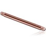 Sterile Rose Gold PVD Coated Surgical Steel Grade 316L Barbell Pin