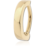 GOLD PVD 18K COATED SURGICAL STEEL GRADE 316L BELLY CLICKER