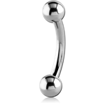 Titanium Alloy Micro Curved Barbell