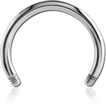 Sterile Surgical Steel Grade 316L Circular Barbell Pin
