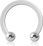 Sterile Bioflex® Micro Curved Barbell with Steel Balls