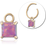 14 KARAT GOLD YELLOW JEWELED CHARM