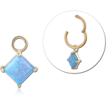 14 KARAT GOLD YELLOW JEWELED CHARM
