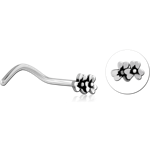 Surgical Steel Grade 316L Curved Nose Stud
