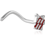 Surgical Steel Grade 316L Curved Nose Stud