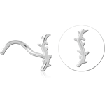 Sterling 925 Silver Curved Nose Stud