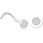 Sterling 925 Silver Curved Nose Stud