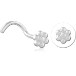 Sterling 925 Silver Curved Nose Stud