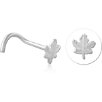 Sterling 925 Silver Curved Nose Stud