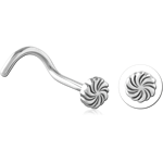 Sterling 925 Silver Curved Nose Stud