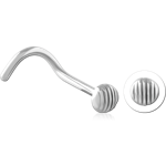 Sterling 925 Silver Curved Nose Stud