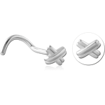 Sterling 925 Silver Curved Nose Stud