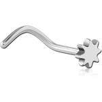 Titanium Alloy Curved Nose Stud
