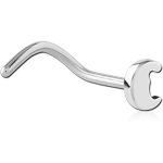 Titanium Alloy Curved Nose Stud