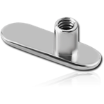 TITANIUM ALLOY INTERNALLY THREADED PLAIN DERMAL ANCHOR PIN