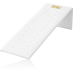 White Display-Imatation Leather Stand with Leg