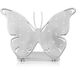 Surgical Steel Grade 316L Matt Finish Display for Threadless Tops with Silicone Sleeve-Butterfly
