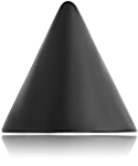 BLACK PVD COATED TITANIUM ALLOY CONE
