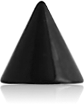 BLACK PVD COATED TITANIUM ALLOY MICRO CONE