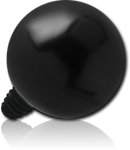 BLACK PVD COATED TITANIUM ALLOY BALL FOR 1.6MM INTERNALLY THREADED PINS
