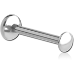 Surgical Steel Grade 316L Internally Threaded Micro Labret with Disc