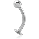 Titanium Alloy Curved Micro Labret