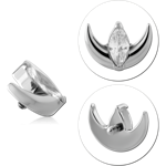 TITANIUM ALLOY MICRO JEWELED ATTACHMENT FOR 1.2MM INTERNALLY THREADED PINS