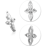 TITANIUM ALLOY JEWELED MICRO ATTACHMENT FOR 1.2MM INTERNALLY THREADED PINS-KITE