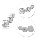 TITANIUM ALLOY JEWELED MICRO ATTACHMENT FOR 1.2MM INTERNALLY THREADED PINS-KITE