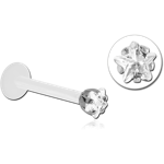 Bioflex® Internal Labret with Jeweled Surgical Steel Grade 316L Attachment