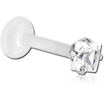 Bioflex® Internal Labret with Jeweled Surgical Steel Grade 316L Attachment
