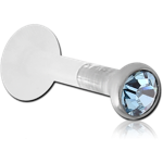 Bioflex® Internal Labret with Surgical Steel Grade 316L Jeweled Disc