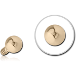 Sterile 14 Karat Gold Yellow Attachment for 1.2mm Internally Threaded Pins