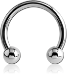 Sterile Surgical Steel Grade 316L Internally Threaded Micro Circular Barbell