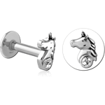 STERILE SURGICAL STEEL GRADE 316L INTERNALLY THREADED JEWELED MICRO LABRET