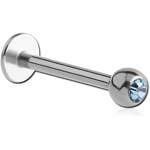 Surgical Steel Grade 316L Jeweled Micro Labret