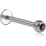 Surgical Steel Grade 316L Optma Crystal Jeweled Micro Labret