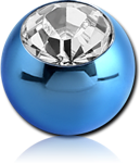 ANODISED TITANIUM ALLOY JEWELED MICRO BALL