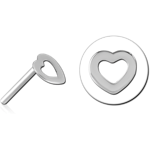 SURGICAL STEEL GRADE 316L THREADLESS INTERNAL ATTACHMENT- HEART