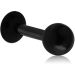 Black PVD Coated Surgical Steel Grade 316L Labret