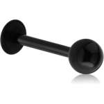 Black PVD Coated Surgical Steel Grade 316L Micro Labret