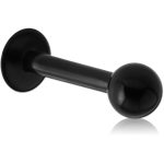 BLACK PVD COATED TITANIUM ALLOY LABRET