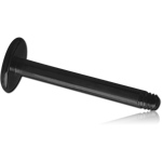 BLACK PVD COATED TITANIUM ALLOY MICRO LABRET PIN